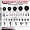 Service Caster 4'' Phenolic Swivel 1-1/4'' Expanding Stem Caster Set 2 Total Lock Brakes, 4PK SCC-EXTTL20S414-PHR-2-S-2-114 - alternate 2